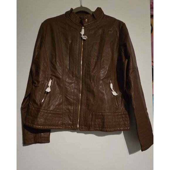 Coalition LA Jackets & Blazers - COALITION LA Vegan Leather XL